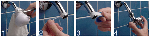 Remove your existing shower head